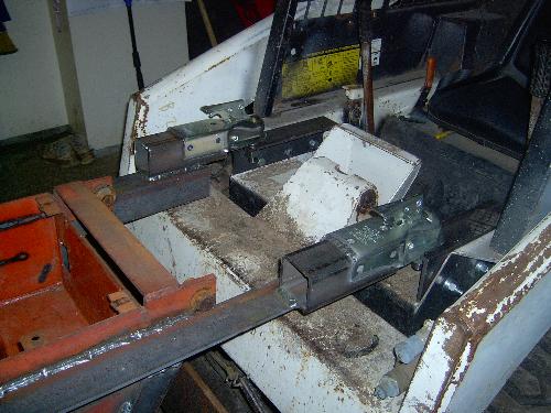 home made Backhoe Upper Stabilizer brackets IM000291.JPG | Skidsteer