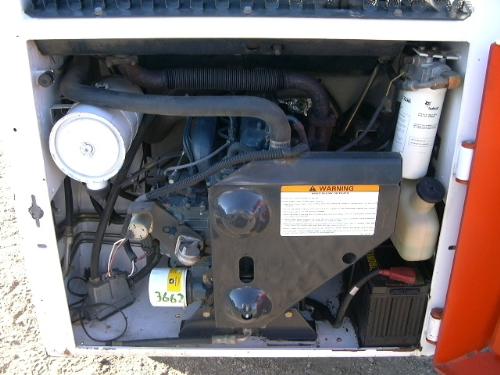 My 743B bobcat 743b engine rear view.jpg | Skidsteer Forum - Bobcat